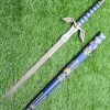 CUSTOM Hand Forged Stainless Steel The LEGEND of ZELDA Full Tang Skyward Link's Master Sword with Scabbard-Costume Armor Best Christmas gift (Copy)